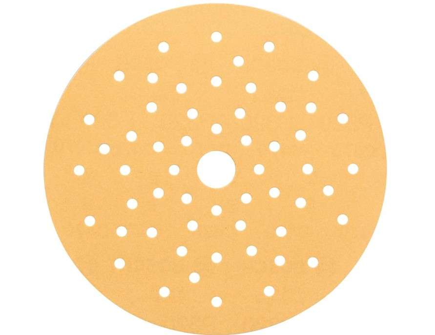 Bosch C470 Pack of 5 Sanding Discs -150 x 150 mm - Part No. 2608608X81, beige, 2608608X82