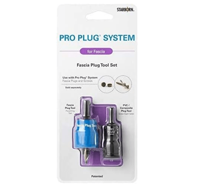 
Pro Plug System for Fascia - Complete Fascia Plug Tool Set (1) - Ideal for PVC & Composite Finishing - Easy-to-Use Pro Plug Fascia Tool - Compatible