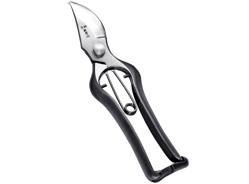 
RANSHOU Japanese Pruning Shears for Gardening 8”, Professional Heavy Duty Bypass Pruners, Hand Forged Japanese Carbon Steel Blade, Spring Loaded Handle