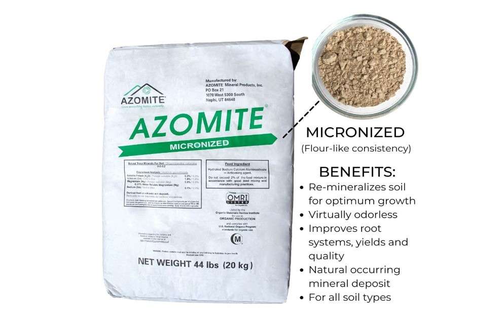 
Azomite Micronized Trace Mineral Powder (44 Pounds)