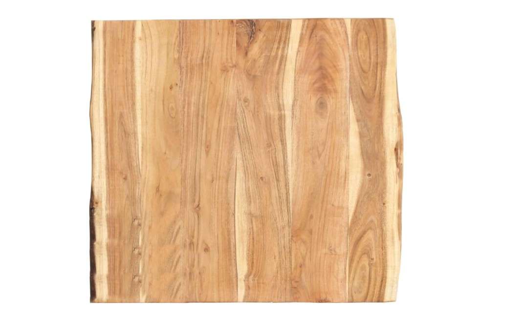 Table Top Solid Acacia Wood 22.8"x(19.7"-23.6") x1.5", Table Parts, Table Tops