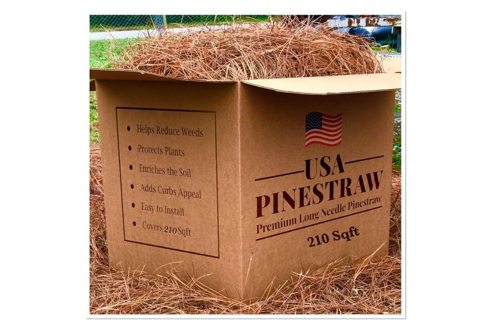 
USA Pine Straw | Premium Pine Needle Mulch - 210 Sqft. (1)