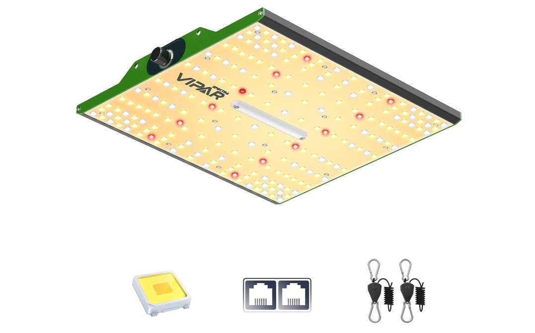 
VIPARSPECTRA P1000 LED Grow Light for Seed Starting Vegetables Bloom, Dimmable Plant Lights Dimming Daisy Chain Grow Lights for Indoor Plants Full Spectrum