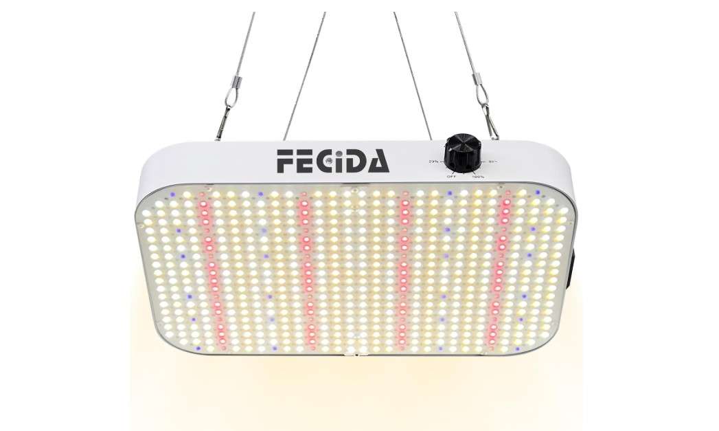 
FECiDA Dimmable LED Grow Light for Seed Starting Seedlings Veg, UV-IR Included Full Spectrum Grow Lights for Indoor Plants, 2025 Best Grow Tent Light, Daisy