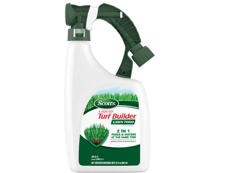 
Scotts Liquid Turf Builder Lawn Fertilizer for All Grass Types, Feeds and Waters Lawn at Same Time, 3