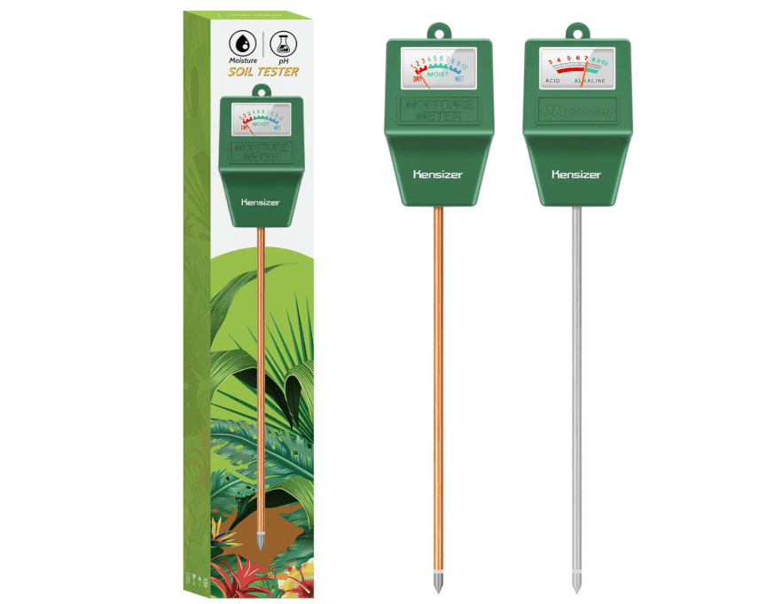 
Kensizer Soil Tester, Soil Moisture/pH Meter, Gardening Farm Lawn Test Kit Tool, Digital Plant Probe, Water Hydrometer for Indoor Outdoor,