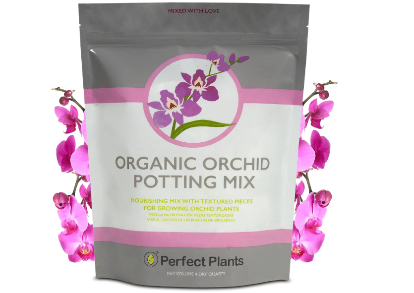 
All Natural Orchid Potting Mix 4qts. by Perfect Plants | Hand Mixed in Small Batches | Great for 