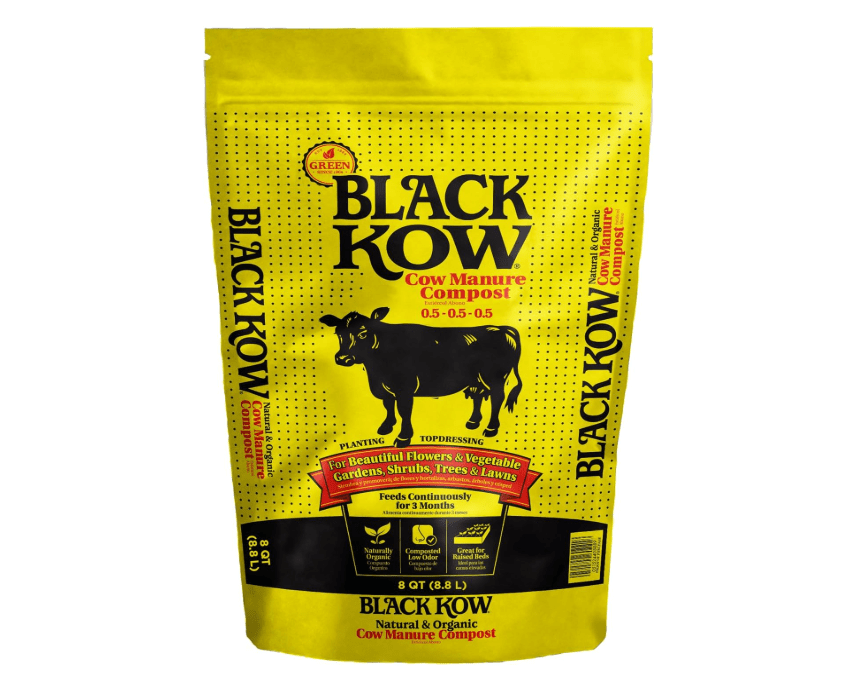 
Black Kow Nitrogen Phosphate Composted Cow Manure Fertilizer for Soil, Flowers, Potted Plants, Raised Beds, and Compost Tea