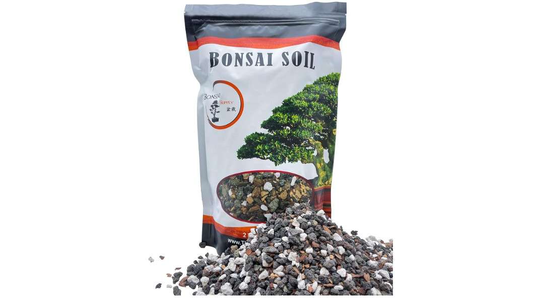 
Bonsai Soil All Purpose Mix | Fast Draining Pre Blend (2 Quart Bag) Plant | Pumice, Lava, Calcined Clay and Pine Bark ● Potting Pre Mixed Bonsai Plant Soil