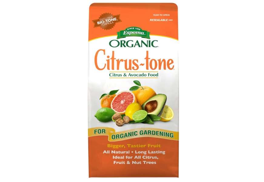  Espoma Organic Citrus-Tone 5-2-6 Natural & Organic Fertilizer and Plant Food for All Citrus, Fruit, Nut & Avocado Trees; 4 lb. Bag. Promotes