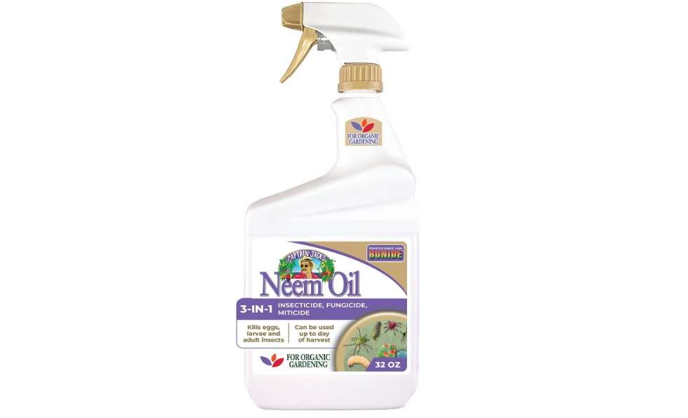  Bonide Captain Jack's Neem Oil, 32 oz Ready-to-Use Spray, Multi-Purpose Fungicide, Insecticide and Miticide for Organic Gardening