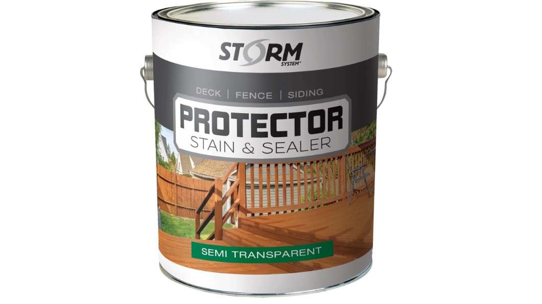  Storm System Protector - Cedartone, 1 Gallon, Protects Outdoor Wood from Water & UV Rays, Siding, Fence & Deck Stain and Sealer, Outdoor Wood Stain