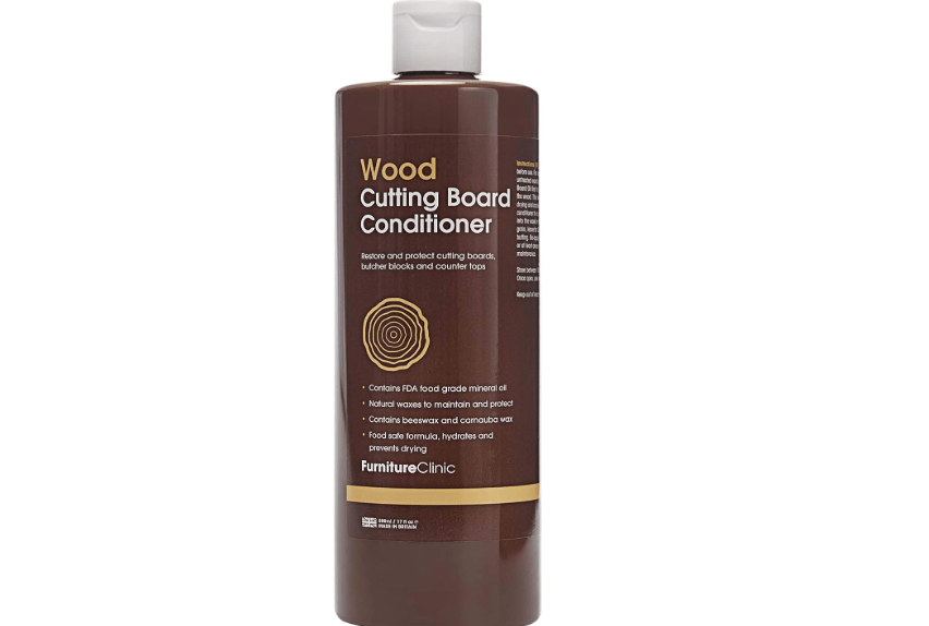 
Furniture Clinic Cutting Board Conditioner | Food Grade Mineral Oil to Restore & Maintain Chopping Boards | Mineral Oil for Cutting Boards, 17oz/500ml