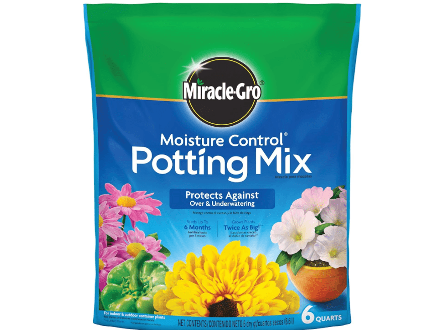 
Miracle-Gro Moisture Control Potting Mix, For Container Plants, Protects against Over- and Under-Watering