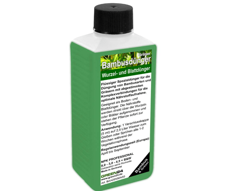Bamboo Liquid Fertilizer HighTech NPK for bamboos and Grasses, Root/foliar - Professional Plant