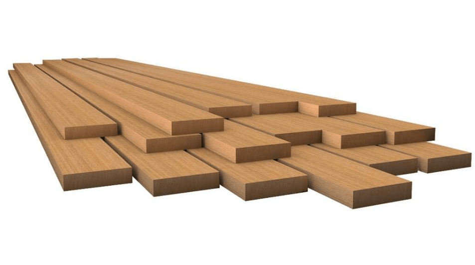 
Whitecap 60812 Teak Lumber - 1/2" x 1-3/4" x 36"