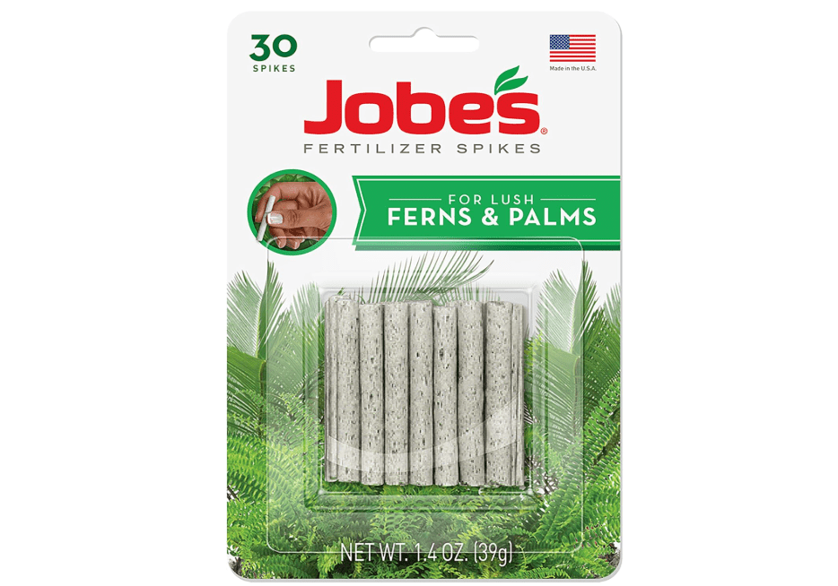 
Jobe's Plant Food Fertilizer Spikes, Easy Plant Care for All Ferns and Palm Plants, 30 Count