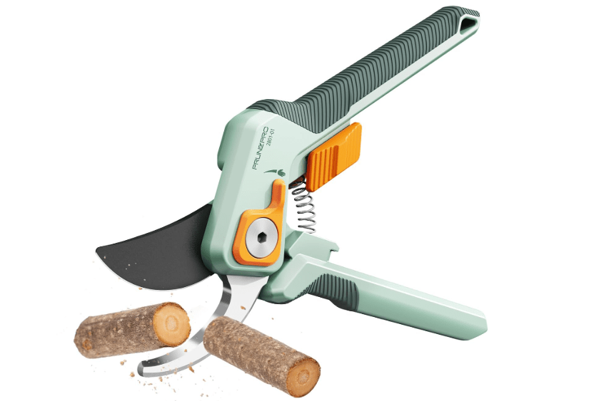 
PrunePro Pruning Shears for Gardening Professional Bypass Hand Pruner Up to 1 Inch Cut Capacity Sharp Stainless Steel Blade Garden Scissors Plant Flower