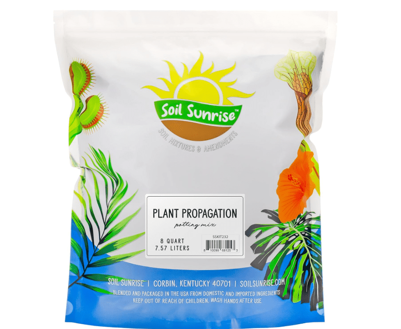 
Soil Sunrise Plant Propagation Potting Mix (8 Quarts); Ideal Starter Mix for Rooting Plant Cuttings