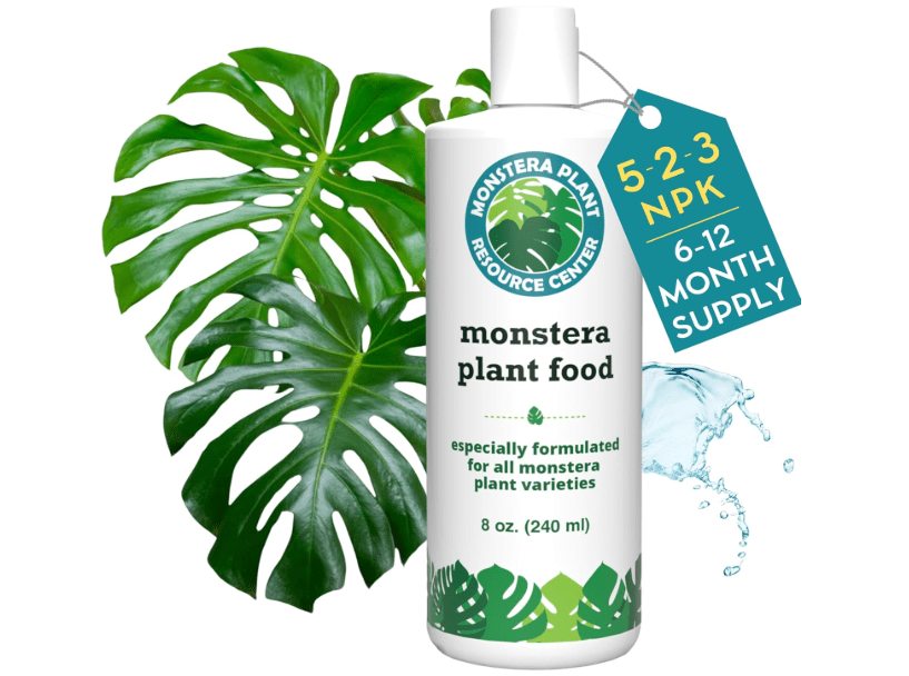 
Monstera Plant Food - Premium Nutrient Rich Liquid Fertilizer (5-2-3 NPK) for Monstera Deliciosa & Other Tropical Plants | Supports Strong