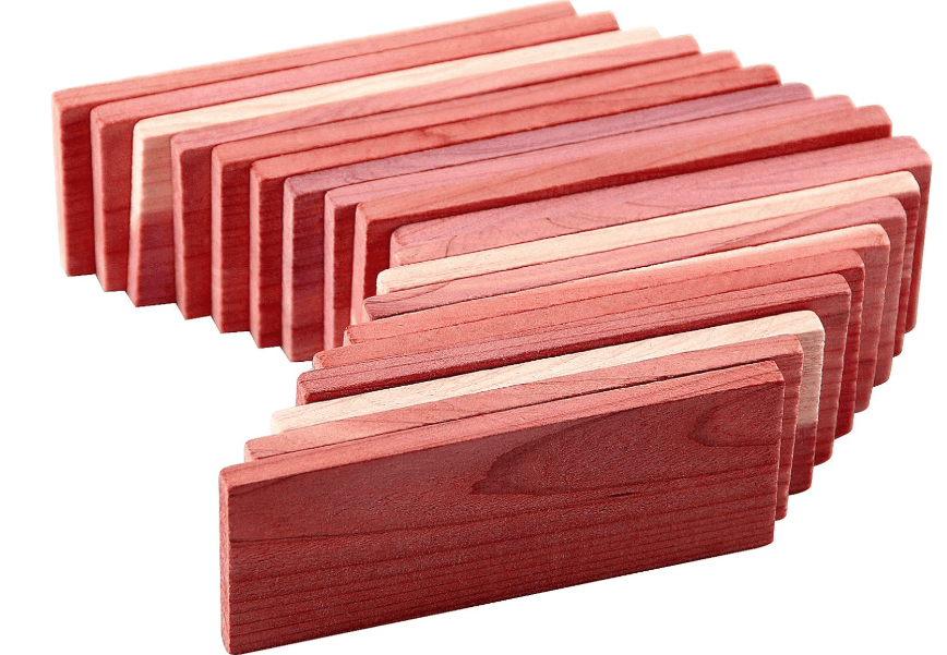 
Cedar Space Cedar Blocks for Closet Storage,100% Aromatic Red Ceder Blocks Cedar Planks Chips 16pcs for Closet Drawers