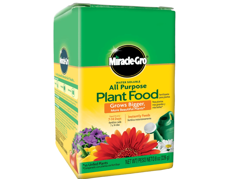 Miracle-Gro Water Soluble All Purpose Plant Food, Fertilizer for Indoor or Outdoor Flowers, Vegetables o