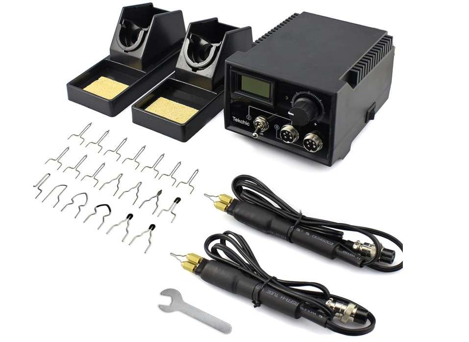 
TEKCHIC 60W Professional Wood Burning Kit Pro Wood Burner Pyrography Tool with 20 Wire Nibs Tips Including Ball Tips