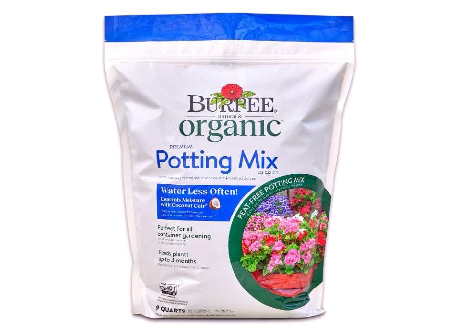 
Burpee, 9 Quarts | Premium Organic Potting Natural Soil Mix Food Ideal for Container Garden-Vegetable, Flower & Herb Use for Indoor Outdoor Plant