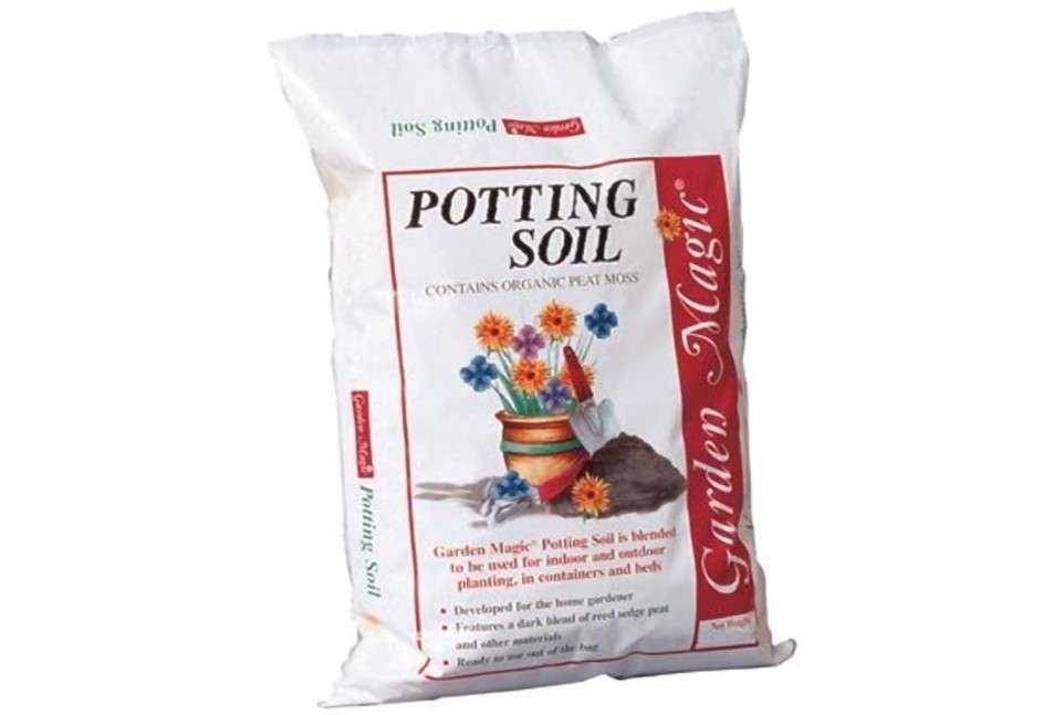 Michigan Peat Garden Magic All Purpose Potting Soil for Lawns, Gardens, and Raised Planting Beds with Reed Sedge, Peat, and Sand, 20 Pounds (2 Pack)