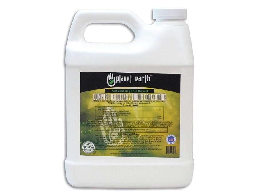 
Planet Earth Natural Organic Based Compost Tea. The Ultimate Organic Fertilizer - Triple Filtered Liquid hydroponic Nutrient 