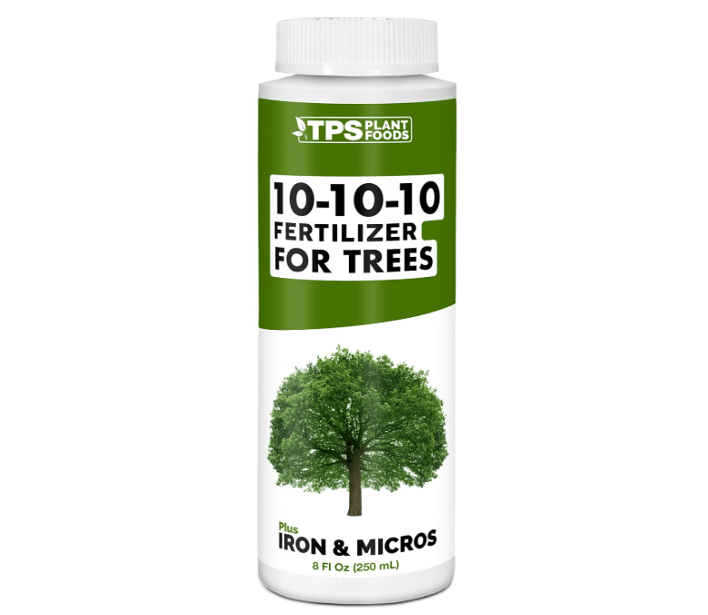  TPS NUTRIENTS Liquid 10-10-10 Fertilizer for Trees and Shrubs, Triple Ten NPK Plus Iron and Micros, Liquid Plant Food 