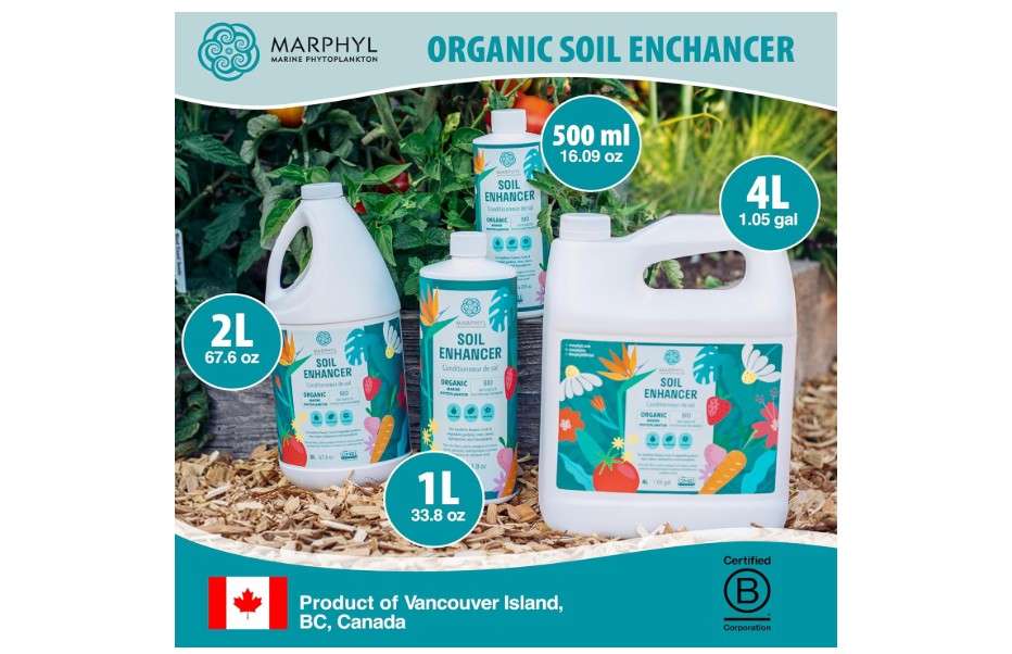 
MARPHYL Organic Liquid Fertilizer - Outdoor & Indoor Plant Food - All-Purpose, Nutrient-Rich Lawn Fertilizer & Soil Enhancer for House Plants