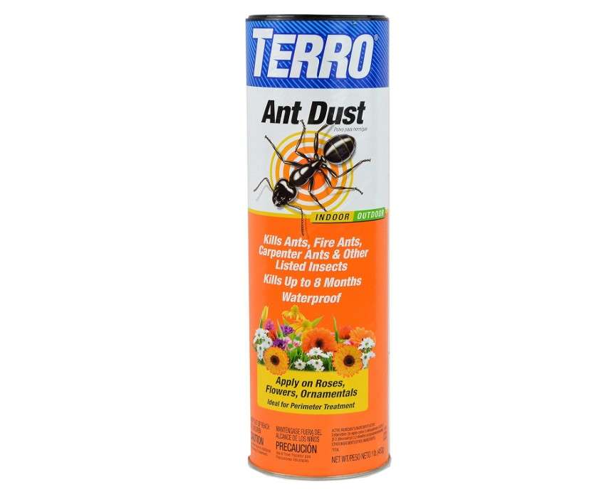 TERRO T600 Ant Dust Powder Killer for Indoors and Outdoors - Kills Ants, Fire Ants, Carpenter Ants, Roaches, Spiders, and Other Insects