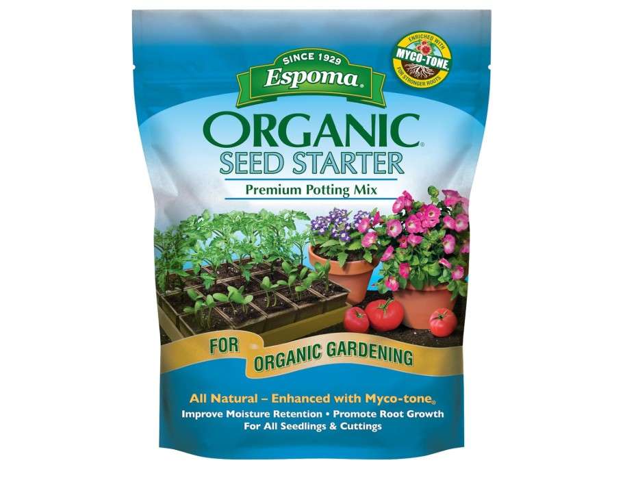 
Espoma Organic Seed Starter Premium Potting Soil Mix - All Natural & Organic Seed Starting Mix with Mycorrhizae. for Organic Gardening,