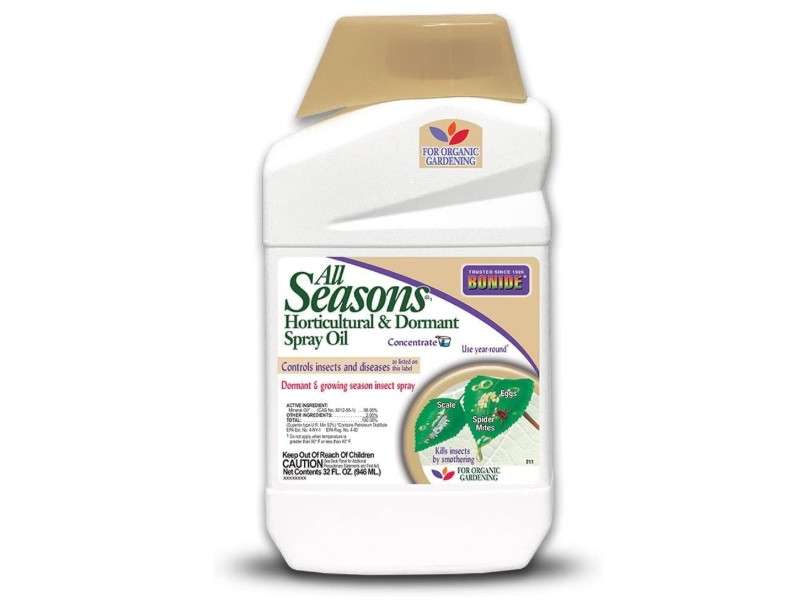 Bonide All Seasons Horticultural & Dormant Spray Oil, 32 oz Concentrate, Disease Prevention & Insect