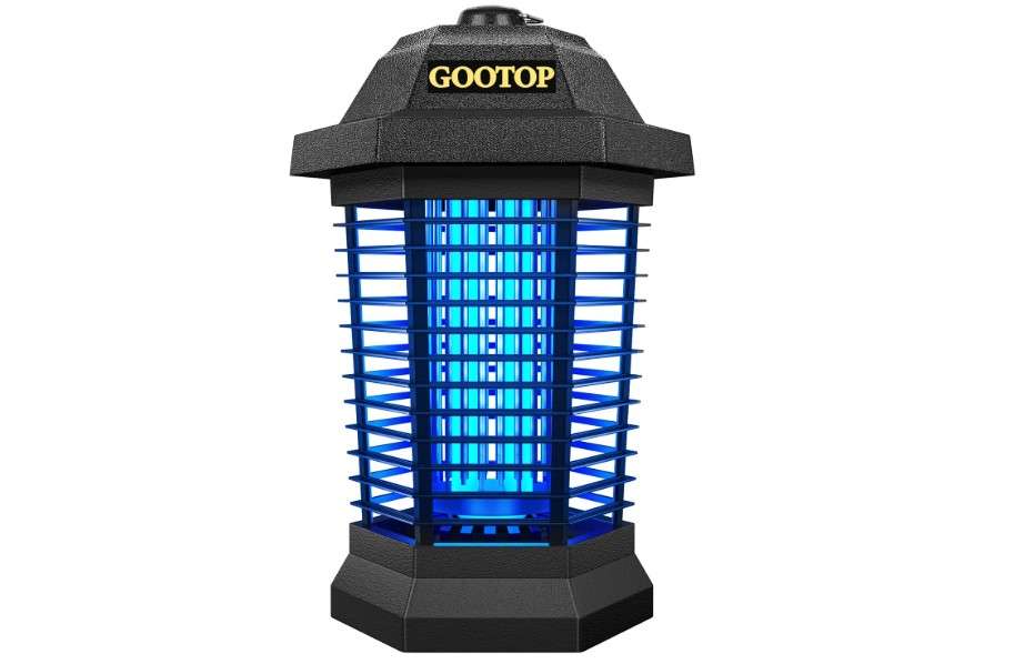 
GOOTOP Bug Zapper Outdoor, Mosquito Zapper, 3 Prong Plug in Electric Fly Zapper, Mosquito Killer, Fly Traps, Flying Insects Zapper Indoor Outdoor 90-130V