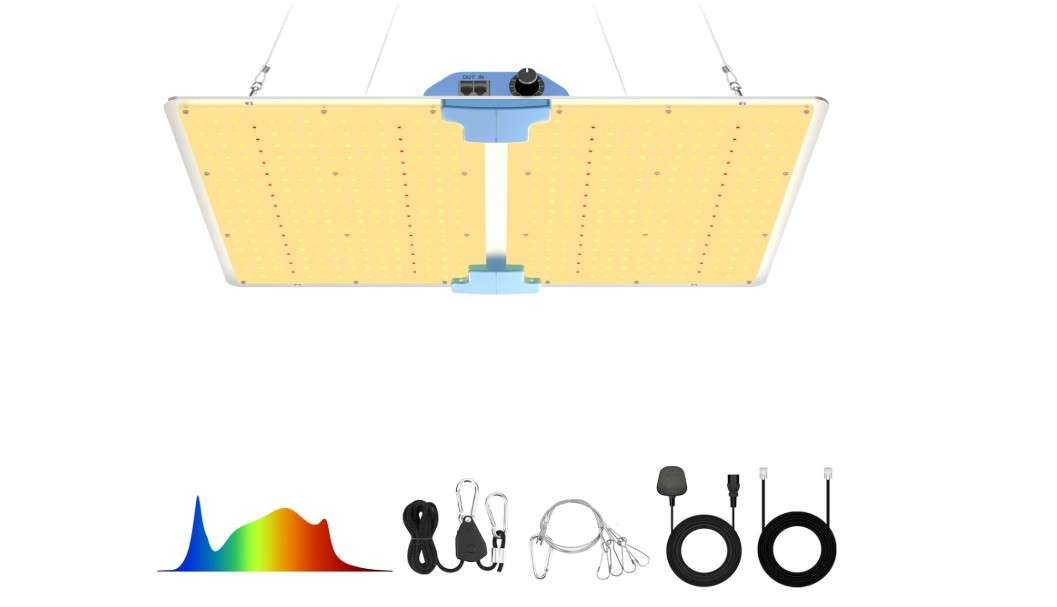 
Phlizon PL2000 Plant LED Grow Light with LM281B LEDs Dimmable & Daisy Chain 2x2ft 3x3ft 2x4ft Coverage Full Spectrum Grow Lamp for Indoor Plant Led Grow