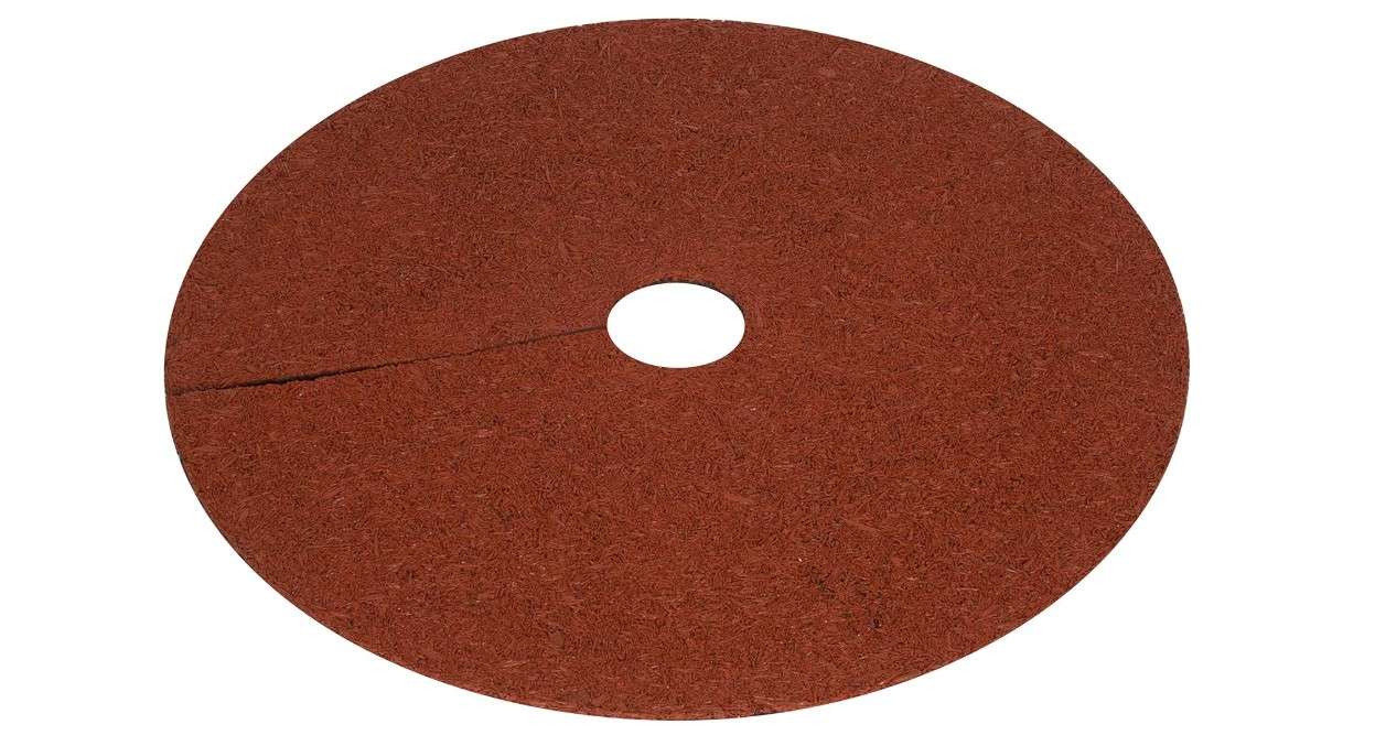 
Trademark Innovations Reversible Mulch Ring Tree Protector Mat - 30",Brown