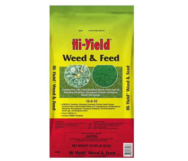 
Hi-Yield (33408) Weed & Feed 15-0-10 (18 lbs.)