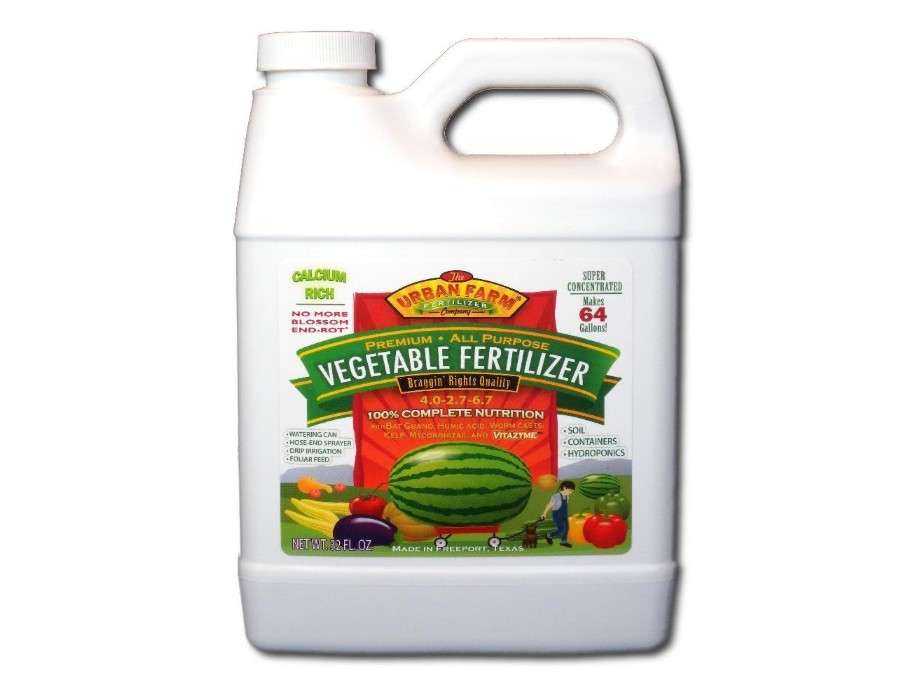  Urban Farm Fertilizers All-Purpose Vegetable Fertilizer, 1 Quart