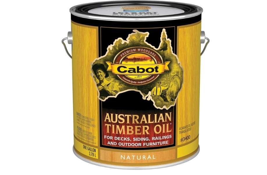 
Cabot Australian Timber Oil Wood Stain and Protector, Natural, 1 Gallon