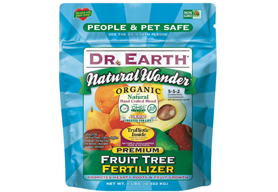 Dr. Earth 70656 1 lb 5-5-2 MINIS Natural Wonder Fruit Tree Fertilizer