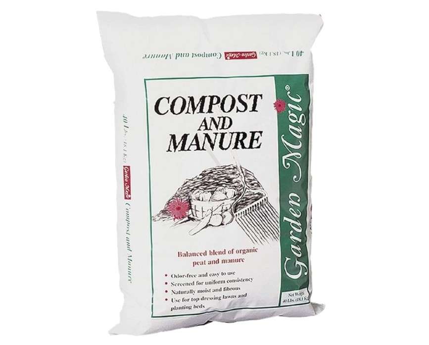 
Michigan Peat 40 Pound Garden Magic Compost and Manure with Odor Free Blend and Naturally Moist and Fibrous for Lawn and Garden