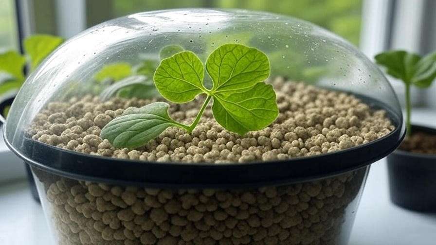 "Watermelon Congo plant propagation with leaf cutting in peat-perlite mix" 