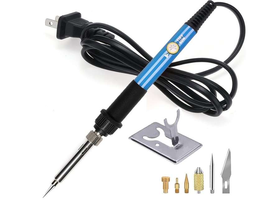 Wood Burning Kit, WoodBurning Tool Adjustable Temperature 200~450 ℃ Pyrography Kit for Adults Beginners 