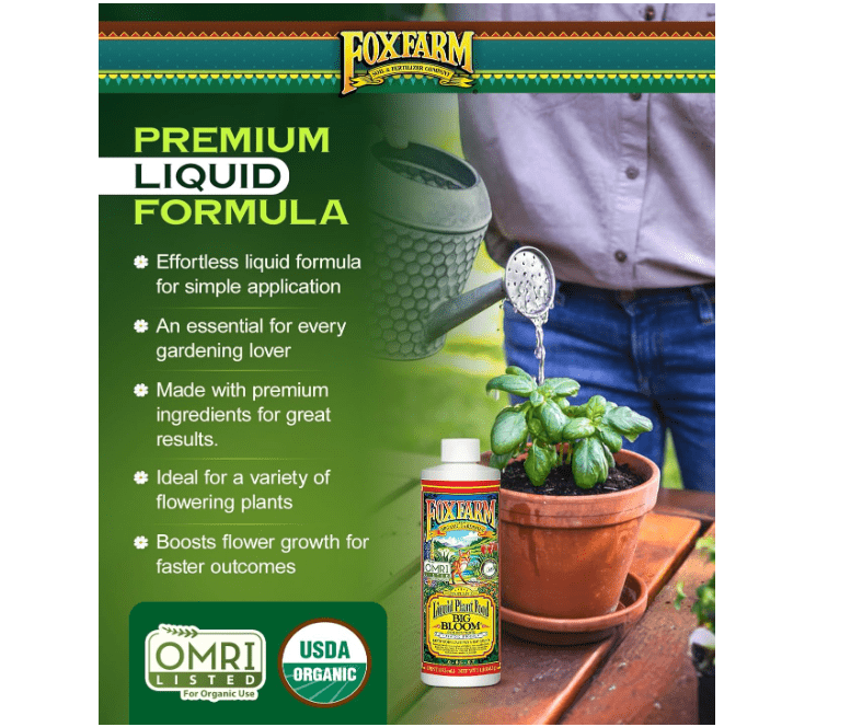 
FoxFarm Fertilizer Soil Trio Liquid Nutrient: Tiger Bloom, Grow Big, Big Bloom Bottles - (Pack of 3-1 Pint)
