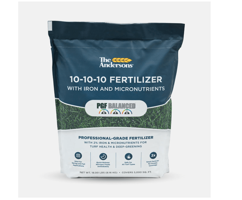 The Andersons PGF Balanced 10-10-10 Fertilizer with Micronutrients and 2% Iron (5,000 sq ft)