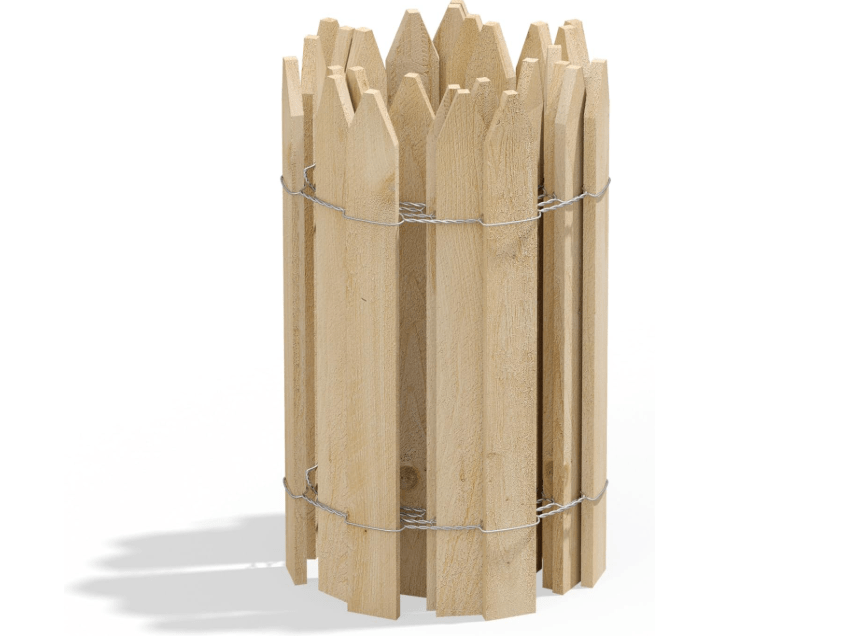 
Greenes Fence Cedar Wood Garden Picket Fence 16" H x 8' L (2-Pack, 16'