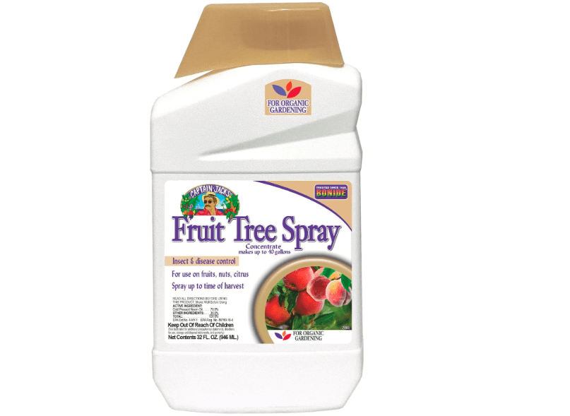 Bonide Captain Jack's Fruit Tree Spray, 32 oz Concentrate, Insect & Disease Control Spray for Organic Gardening
