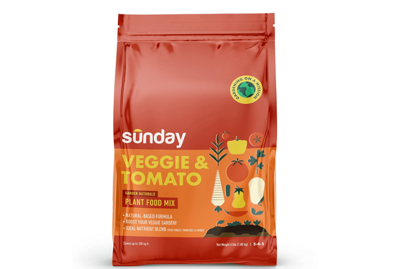 
Sunday Garden Naturals Veggie + Tomato Plant Food Mix - Boost Growth in Vegetables, Tomatoes & Herbs - 5-4-5 NPK Mix - for Indoor & Outdoor Use -...
Color:Tomato